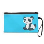 Cute Happy Cartoon Panda Wristlets