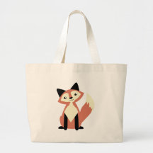Cute Head-tilt Fox Bag