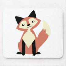 Cute Head-tilt Fox Mouse Mat