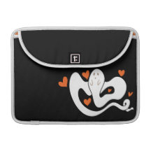 Cute Hearts Ghost MacBook Pro Sleeve