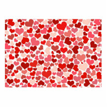 Cute Hearts Photo Cut Out