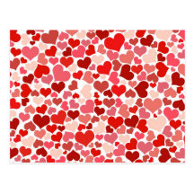 Cute Hearts Postcard
