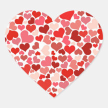 Cute Hearts Sticker