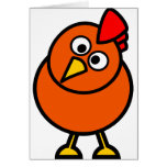 Cute Hen Greeting Card