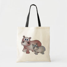 Cute Hippos Mum and Baby Bag