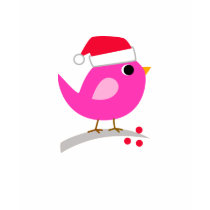 Cute Holiday Bird Tee Shirt