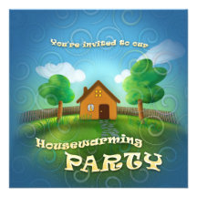 Cute Housewarming Party Invitation