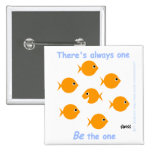 Cute Inspirational Goldfish Button