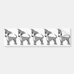 Cute Italian Greyhound - Grey Bumper Sticker