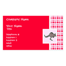 Cute Kangaroo Business Card