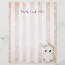 Cute Kawaii Bunny Rabbit Flyer for any occasion