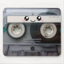 Cute Kawaii Cassette Tape Mousepads