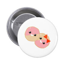 Cute Kawaii Pink Frosted Cookies
