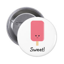 Cute Kawaii Popsicle Sweet Button