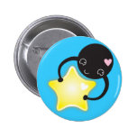Cute Kawaii star mite Button