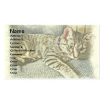 Cute Kitty Art Business Cards