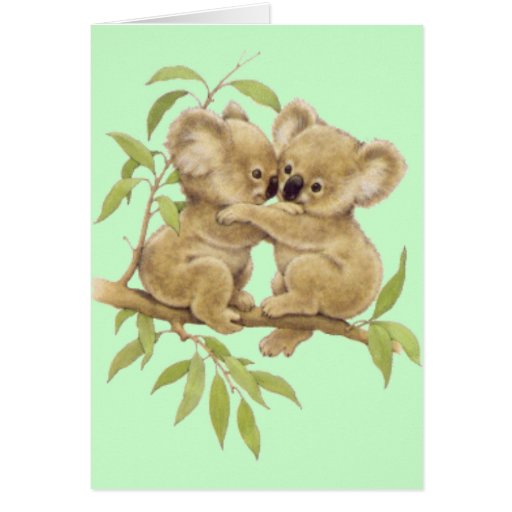 Cute Koalas Greeting Cards