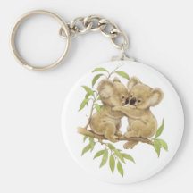Cute Koalas Keychain