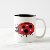 Cute Ladybug Coffee Mug