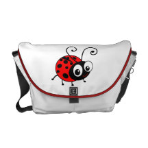Cute ladybug messenger bag