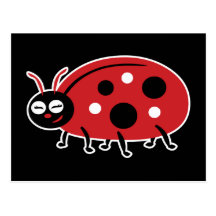 Cute Ladybug Post Cards