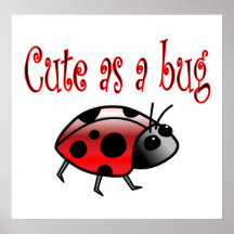 Cute Ladybug Posters