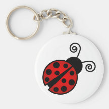 Cute Ladybug - Red and Black Key Chain