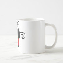 Cute Ladybug - Red and Black Mug