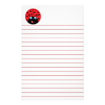 Cute Ladybug Stationery
