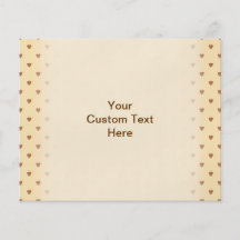 Cute Light Brown Rabbit. Flyer Design