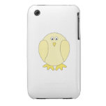 Cute Light Yellow Bird. Cartoon Chick. Case-Mate iPhone 3 Cases