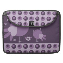 Cute lil Birdie  Rickshaw Flap Macbook Pro Sleeve