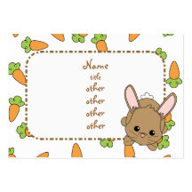 Cute Lil' Bunny Business Card