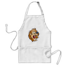 Cute Lion Cartoon Apron
