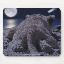CUTE LION CUB African Fantasy Art Collection Mouse Pad