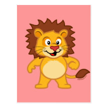 Cute Lion Post Card