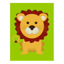 Cute Lion Postcards