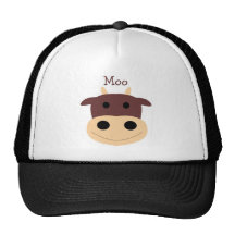 Cute little brown cow hat