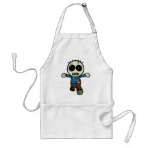Cute Little Cartoon Zombie Aprons