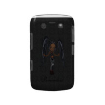 Cute Little Goth Girl BlackBerry Bold Personalised Case-Mate Blackberry Case