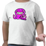 Cute little pink apple octopus for the cute kids tees