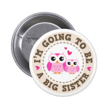 Cute little pink owl Im going to be a big sister