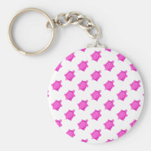 Cute Little Pink Turtle Pattern Key Chains