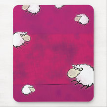 cute little sheep mousemat