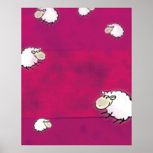 cute little sheep posters