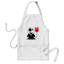 cute little zombie dude aprons