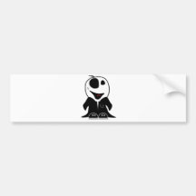 cute little zombie dude original bumper sticker