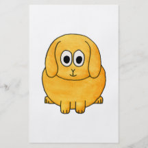 Cute Lop Rabbit. Personalized Flyer