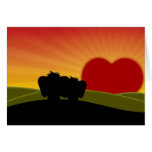 Cute Lucky Pinkie Valentine's Day Greeting Card