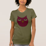 Cute magenta Owl - So what? Tee Shirts